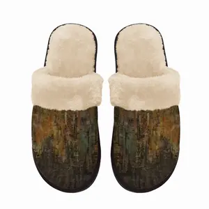 Men Losing Sight Fuzzy Slippers