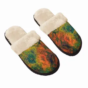 Men Colors Fuzzy Slippers