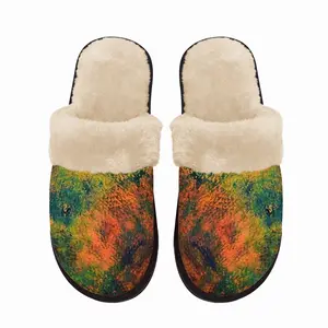 Men Colors Fuzzy Slippers