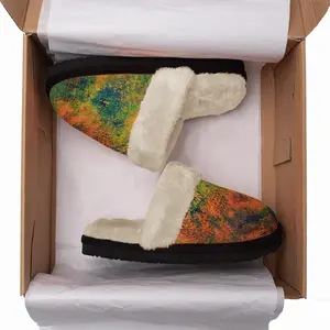 Men Colors Fuzzy Slippers