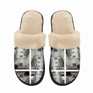 Men Car Fuzzy Slippers