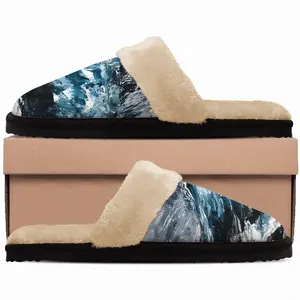 Men Ocean Motion Fuzzy Slippers