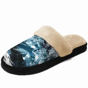 Men Ocean Motion Fuzzy Slippers