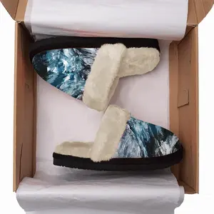 Men Ocean Motion Fuzzy Slippers