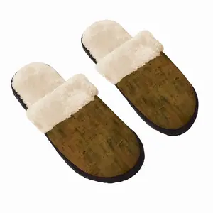 Men Politically Neutral Fuzzy Slippers