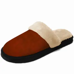 Men Dark Valentine Fuzzy Slippers