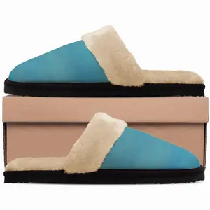 Men Aqua Illusion Fuzzy Slippers