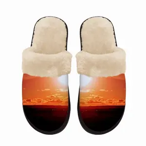 Men Spring Evening In Achavanich Fuzzy Slippers