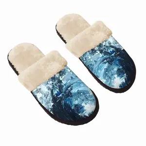 Men Locomotion Fuzzy Slippers