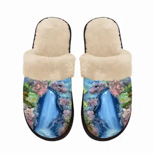 Men Underwater Meditation Fuzzy Slippers