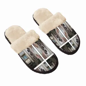 Men Hebradlike Church Fuzzy Slippers