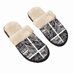 Men Toy Fuzzy Slippers