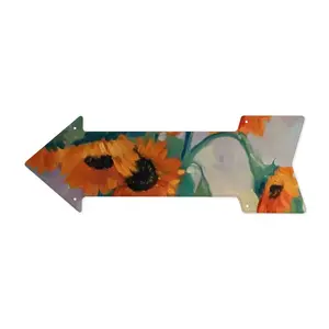 Sunflowers Arrow Iron Painting