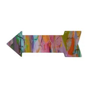 Luminous Dialogue Arrow Iron Painting