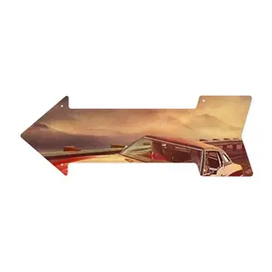 Primordial Highway Arrow Iron Painting