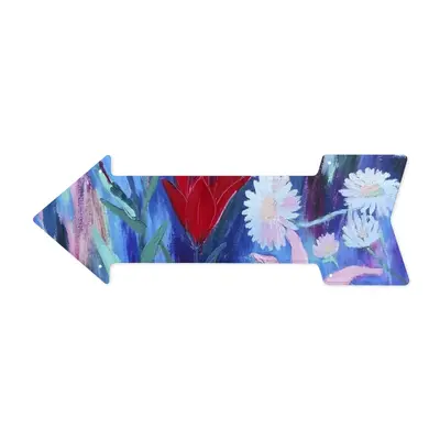 Lilies In The Evening Arrow Iron Painting