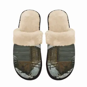 Men Old Mill Fuzzy Slippers