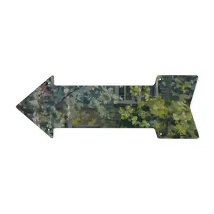 The Overgrown Old House Arrow Iron Painting