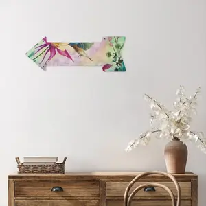 Blossoming Of Life Arrow Iron Painting