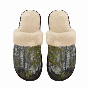 Men Autumn In Kostroma Fuzzy Slippers