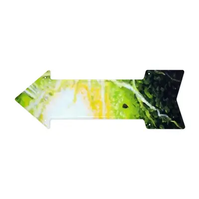 Green Fireworks Arrow Iron Painting