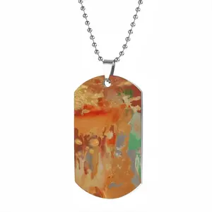 Palm Crest Dog Tag Pendant