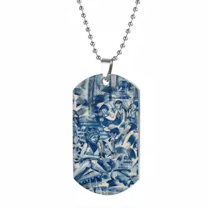 Luncheon On The Grass Dog Tag Pendant