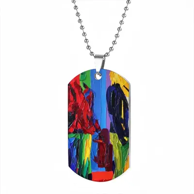 The Shopping Dog Tag Pendant