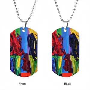 The Shopping Dog Tag Pendant