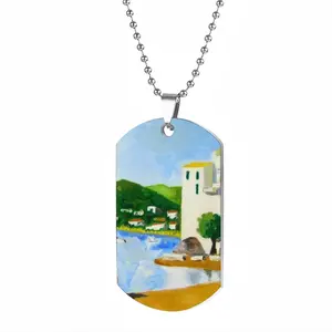 Cadaques (Spain) Dog Tag Pendant