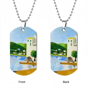 Cadaques (Spain) Dog Tag Pendant