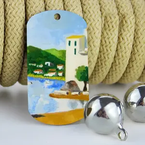 Cadaques (Spain) Dog Tag Pendant