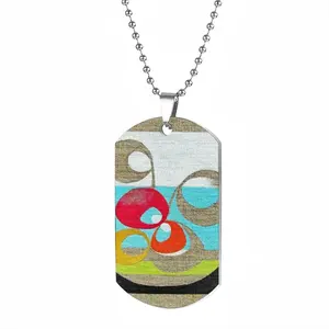 Japanese Garden - A Dog Tag Pendant