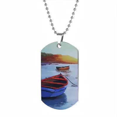 Resting After A Hard Days Night Dog Tag Pendant