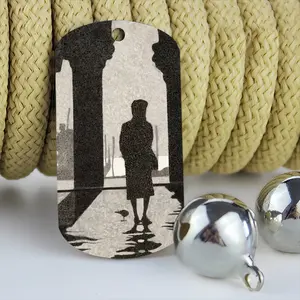 Anticipation Of A Moment Dog Tag Pendant