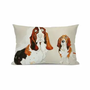 Basset Polyester Pillow (Rectangle, Multi-Size)