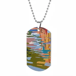 Reflections In Water 4 Dog Tag Pendant