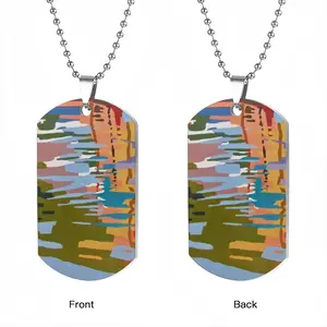 Reflections In Water 4 Dog Tag Pendant