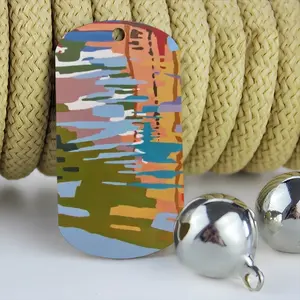 Reflections In Water 4 Dog Tag Pendant