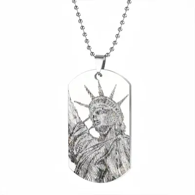 The Statue Of Liberty Dog Tag Pendant