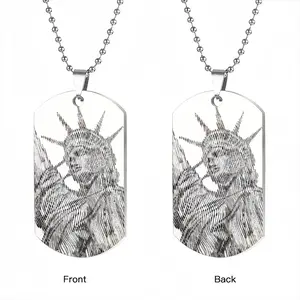 The Statue Of Liberty Dog Tag Pendant