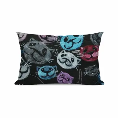 Cats Polyester Pillow (Rectangle, Multi-Size)