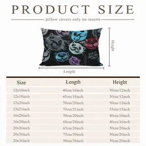 Cats Polyester Pillow (Rectangle, Multi-Size)