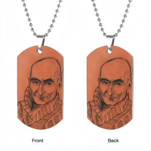 Portrait Of Sergei Dog Tag Pendant