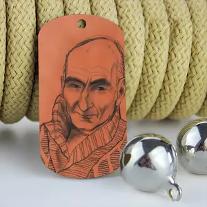 Portrait Of Sergei Dog Tag Pendant