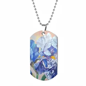 Irises Dog Tag Pendant