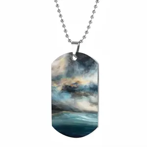 The Moment Between Dog Tag Pendant