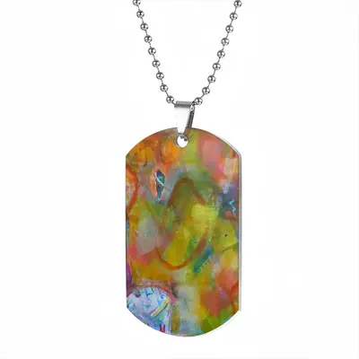 Hummingbird 12 Dog Tag Pendant