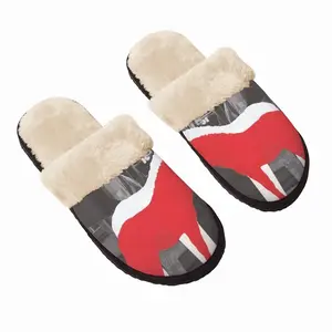 Men Wwf Przewalskis Horse Fuzzy Slippers