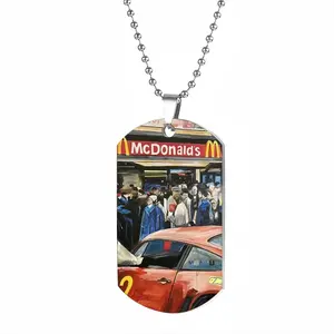 First Mcdonalds In Russia Dog Tag Pendant